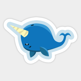 Nahhhh Whale Sticker